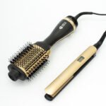 Plancha de pelo + Cepillo modelador